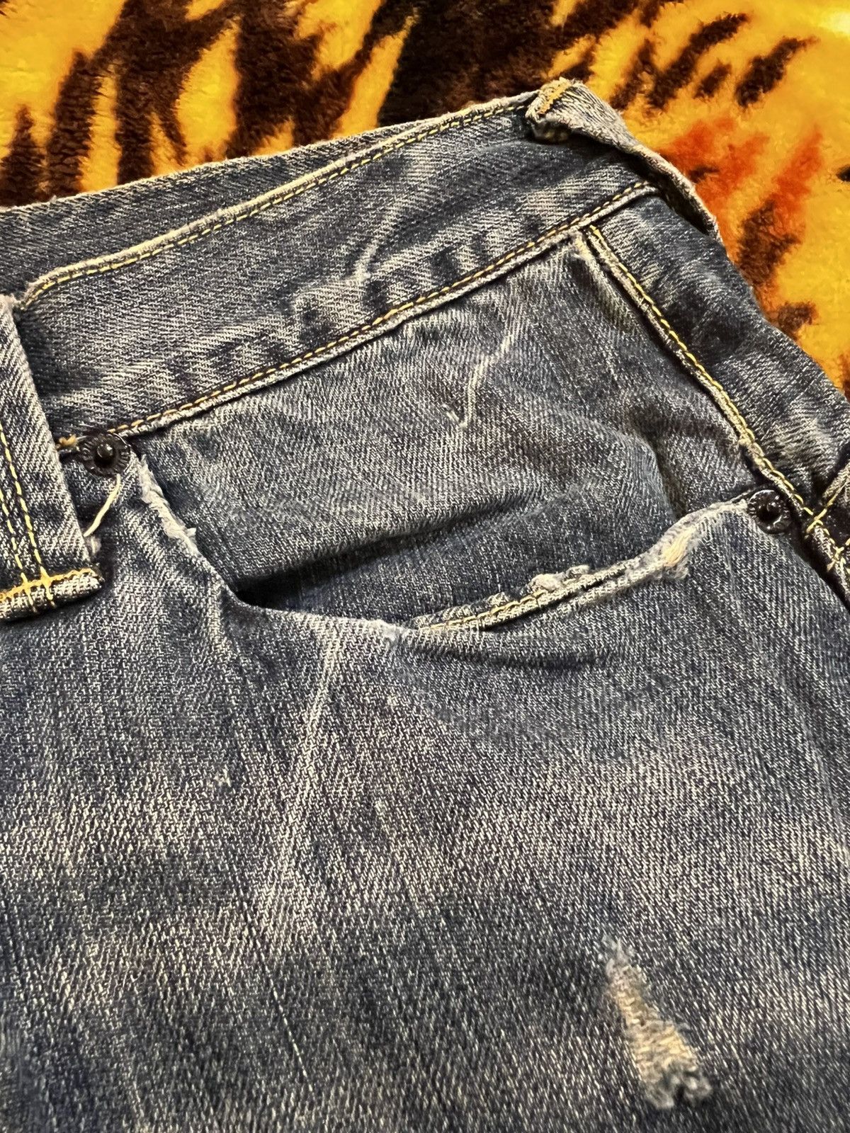 Ed Hardy × Vintage Vintage 2010 Ed Hardy by Christian Audigier Jeans Size US 36 / EU 52 - 12 Thumbnail
