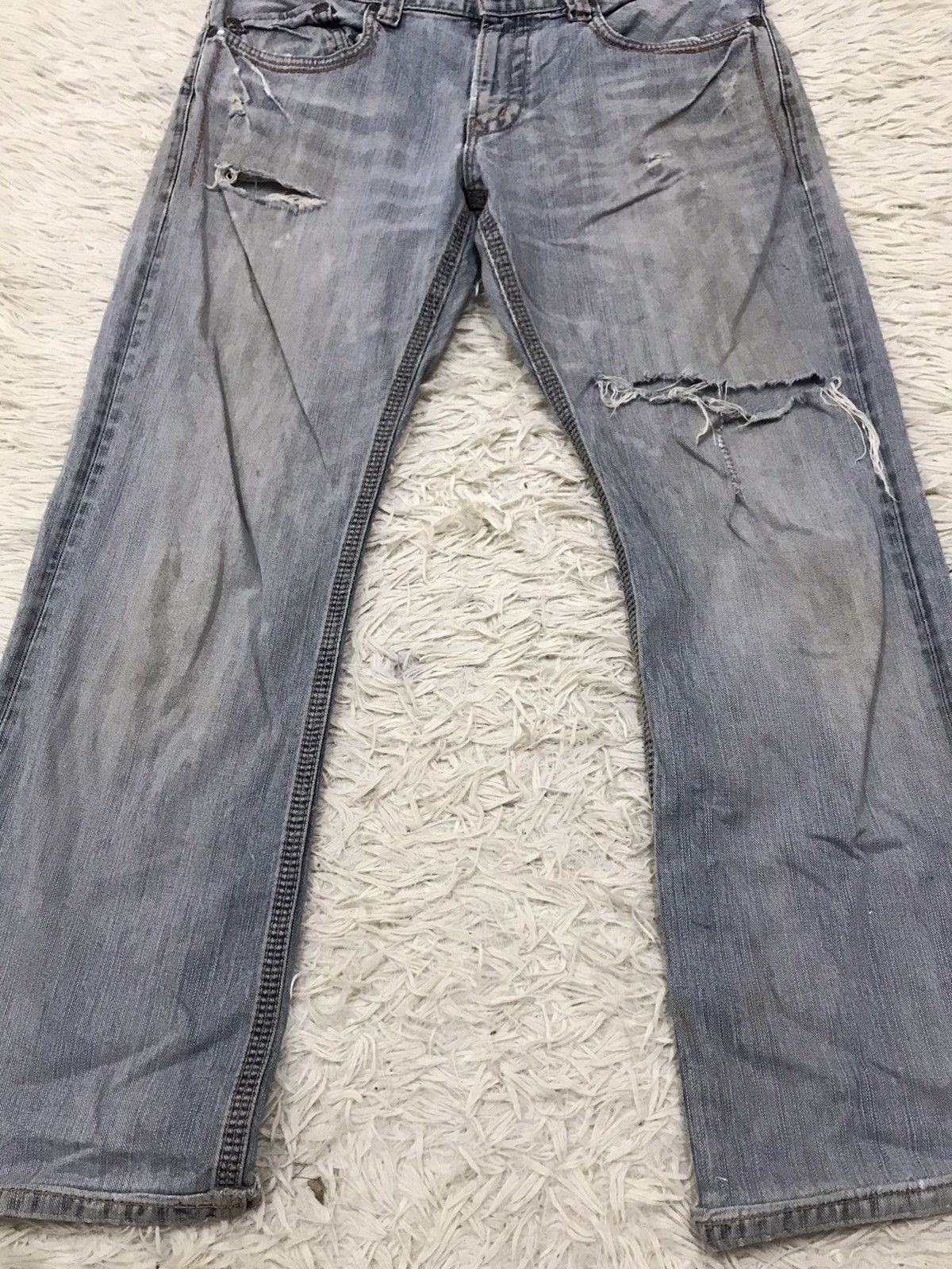 Edwin Vintage Edwin XU-S Distressed Design Jeans Size US 34 / EU 50 - 3 Thumbnail