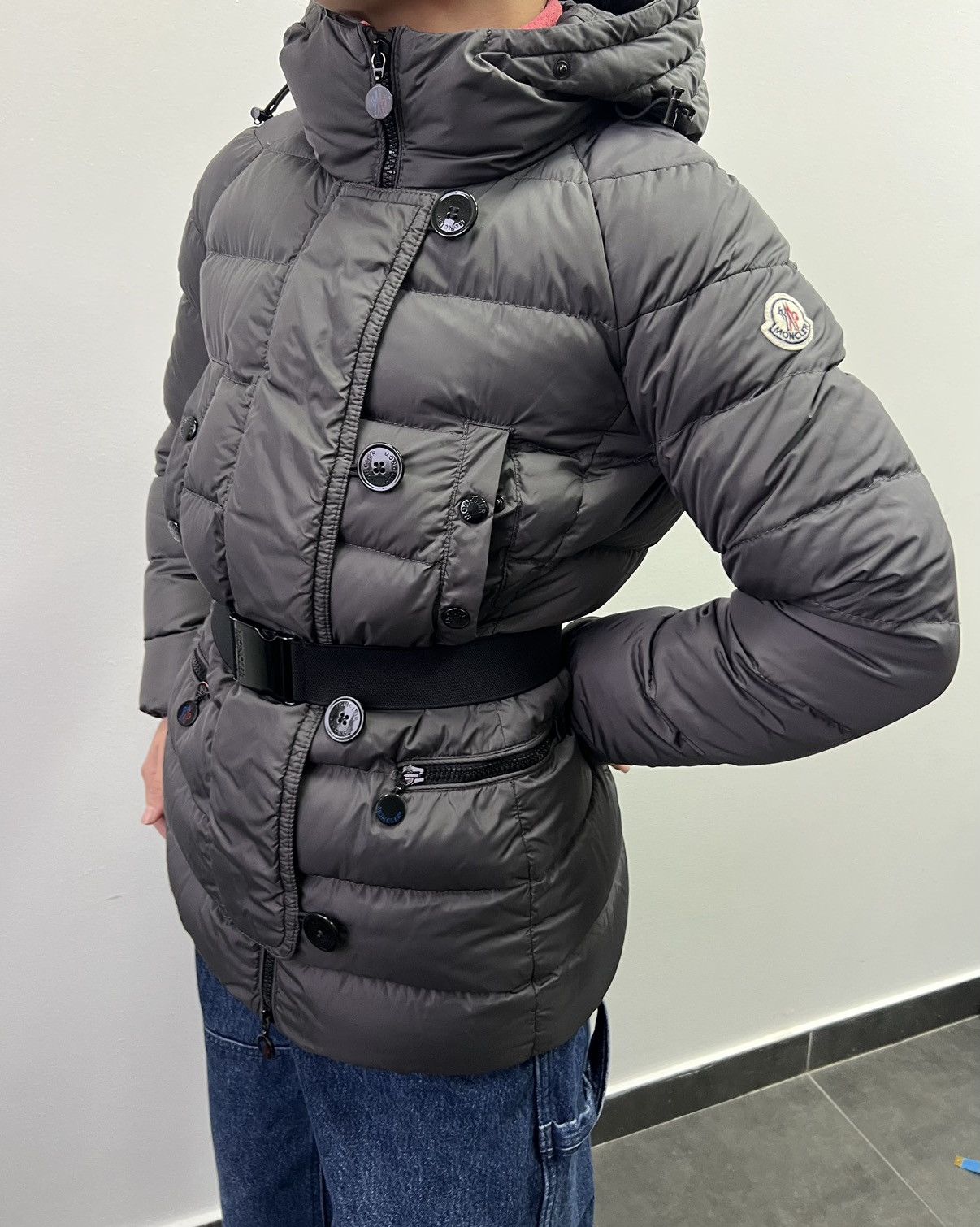 Moncler MONCLER PUFFER DOWN JACKET Silver Size XS / US 0-2 / IT 36-38 - 1 Thumbnail