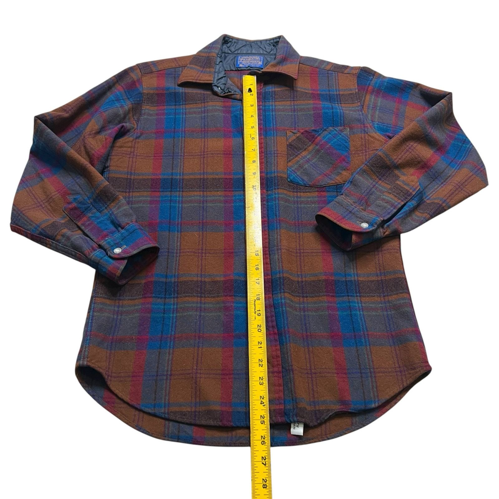 Pendleton Vintage Pendleton Wool Plaid Shirt Quilted Lined USA Size M Size US M / EU 48-50 / 2 - 6 Thumbnail