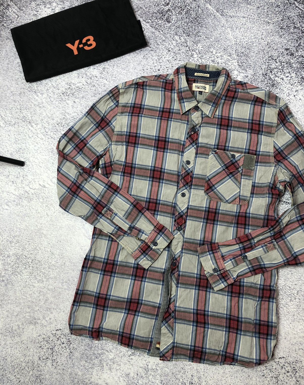 Japanese Brand × Tommy Hilfiger Men’s shirt Tommy Hilfiger size Xl y2k vintage casual Size US XXL / EU 58 / 5 - 3 Thumbnail