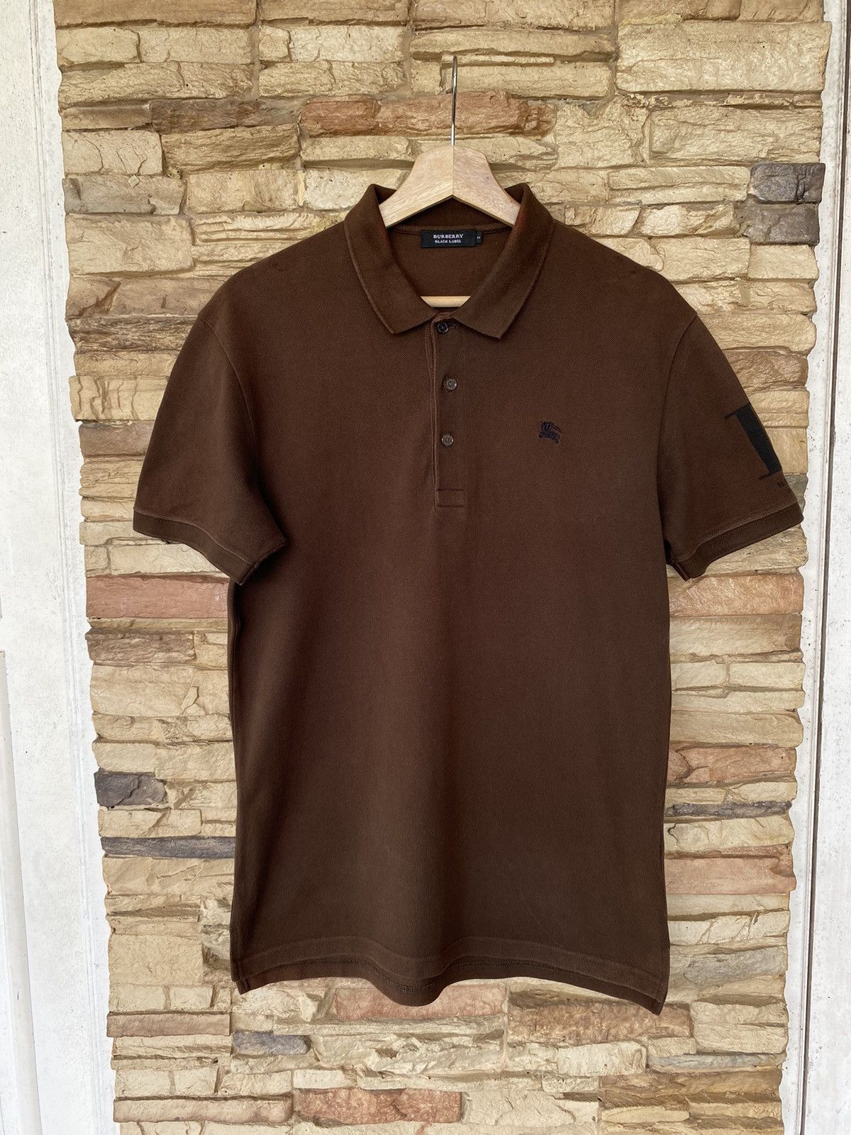 Burberry Burberry Black Label Polo Brown Grailed