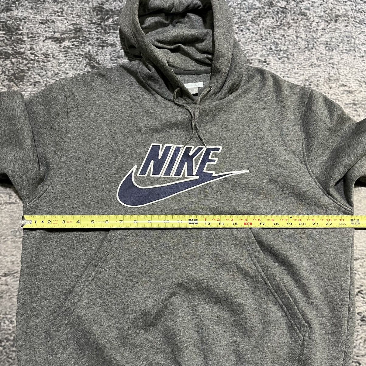 Nike VINTAGE Y2K NIKE SWOOSH GRUNGE SKATER GRAY HOODIE MEDIUM Size US M / EU 48-50 / 2 - 8 Thumbnail