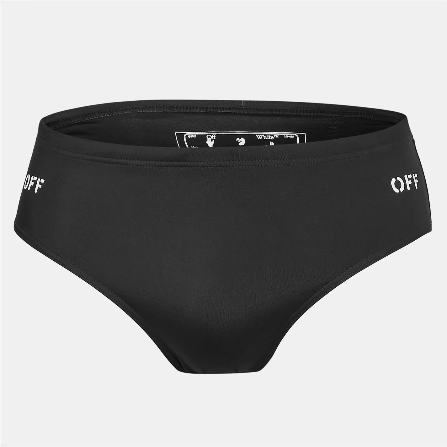 Off-White o1g2r1mq0326 Quick-Dry Mesh Lined Swimwear in Black Size US 28 / EU 44 - 1 Thumbnail