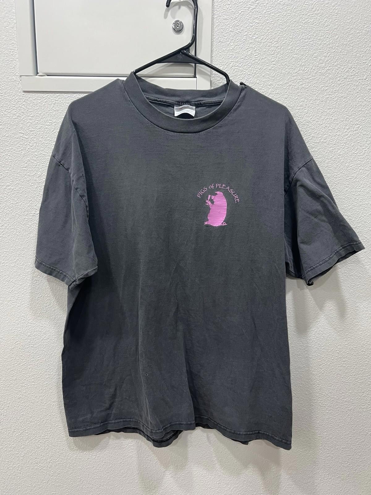 Hanes 90s Pig Of Pleasure We Die Trying Tee Size US XL / EU 56 / 4 - 1 Thumbnail