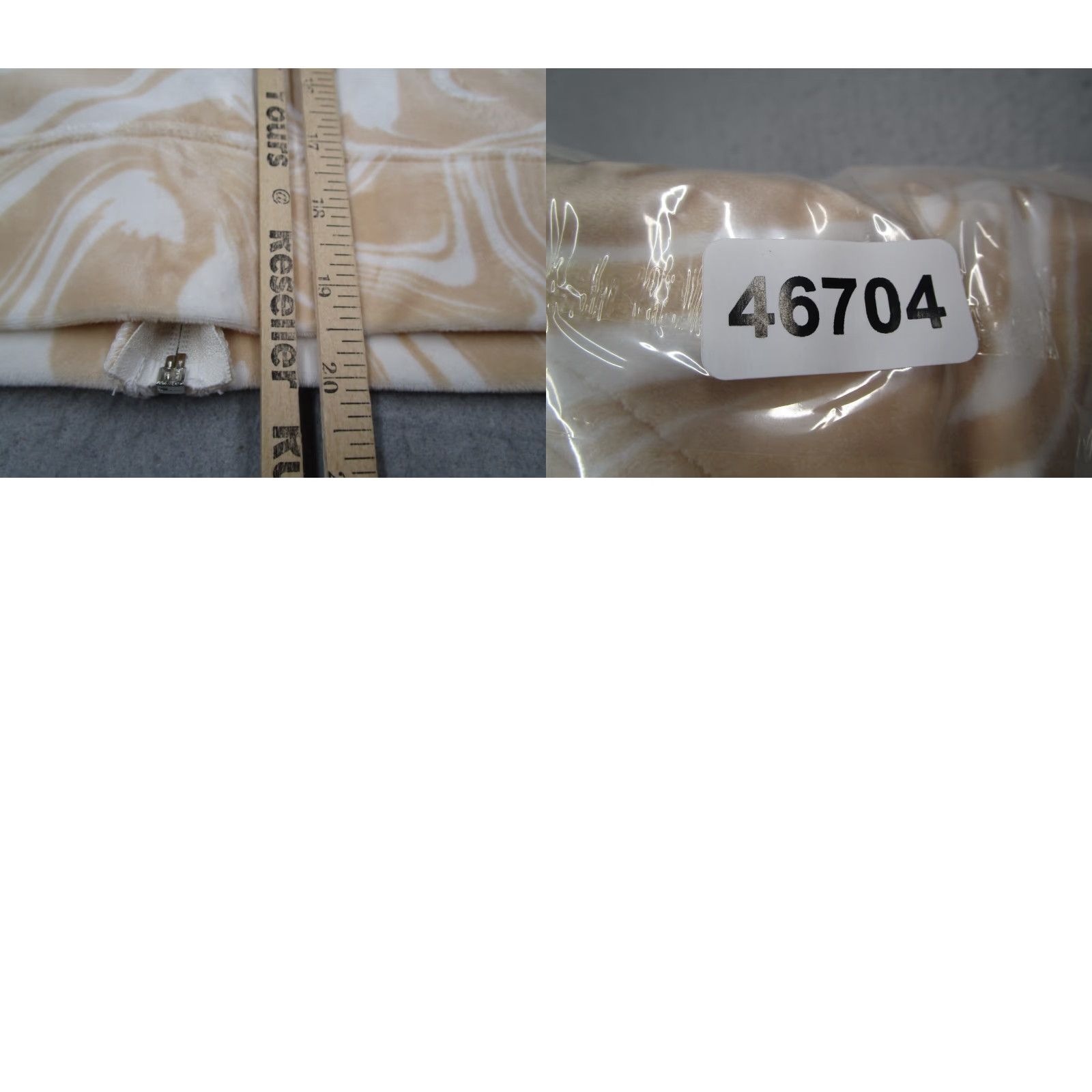 Juicy Couture Juicy Couture Hoodie Women XL Beige Swirl Velour Full Zip Long Sleeve Geometric Pattern Embroidered Crown Logo City Retro Sports Size XL / US 12-14 / IT 48-50 - 8 Thumbnail