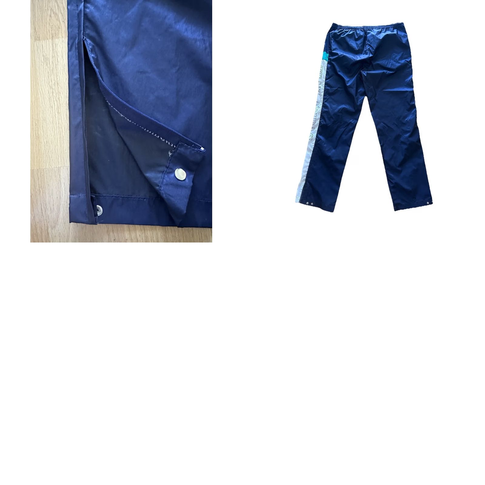 Adidas VINTAGE Adidas Track Pants Men Size XL Blue Windbreaker Baggy 80s Made In Taiwan Size US 36 / EU 52 - 8 Thumbnail