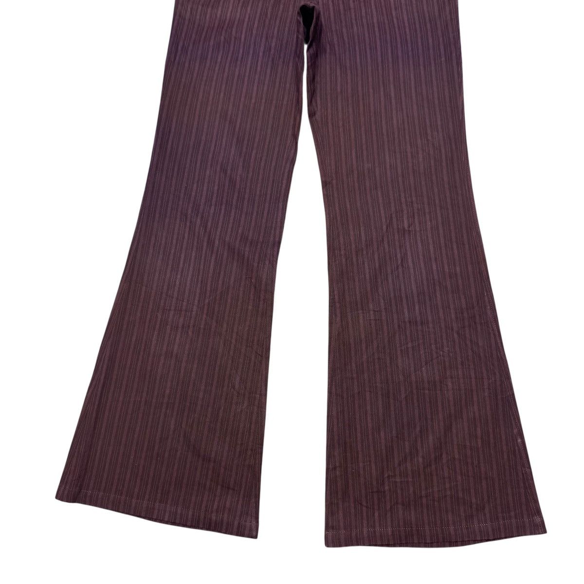 Tornado Mart Tornado Mart expose Button Pinstriped Flare Pants Size US 28 / EU 44 - 6 Thumbnail