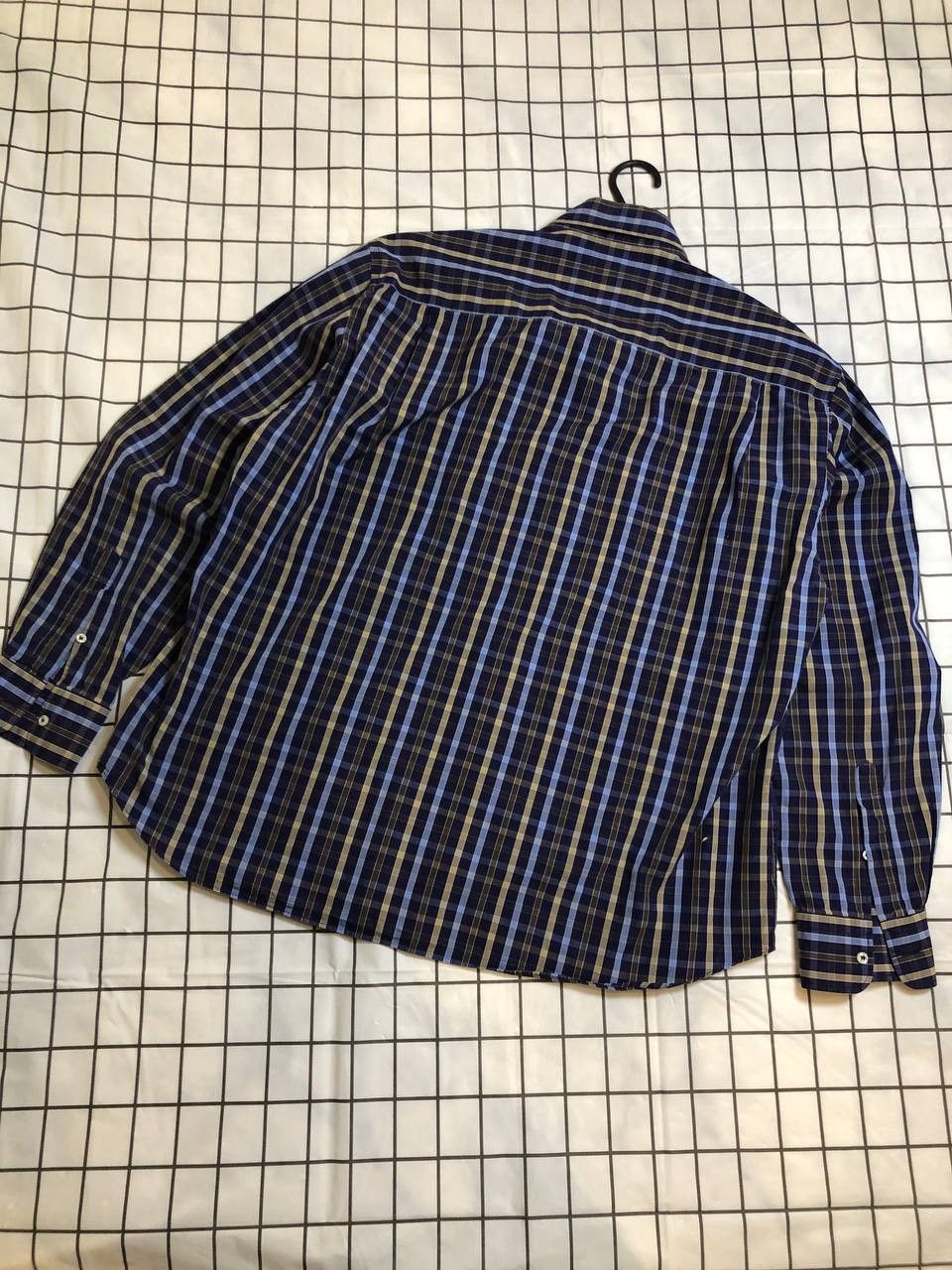 Paul & Shark Paul & Shark Yachting Gold Blue Check Long Sleeve Shirt Size US L / EU 52-54 / 3 - 8 Thumbnail