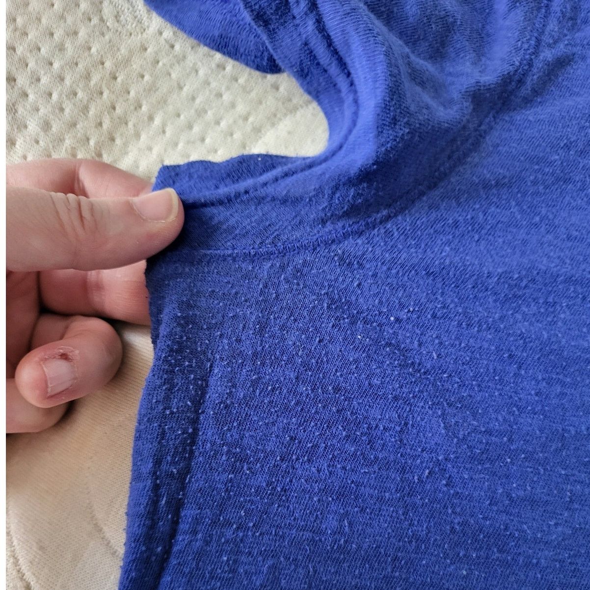 Old Navy Old Navy Royal Blue Scoop Neck Short Sleeve Top - Large Size L / US 10 / IT 46 - 5 Thumbnail