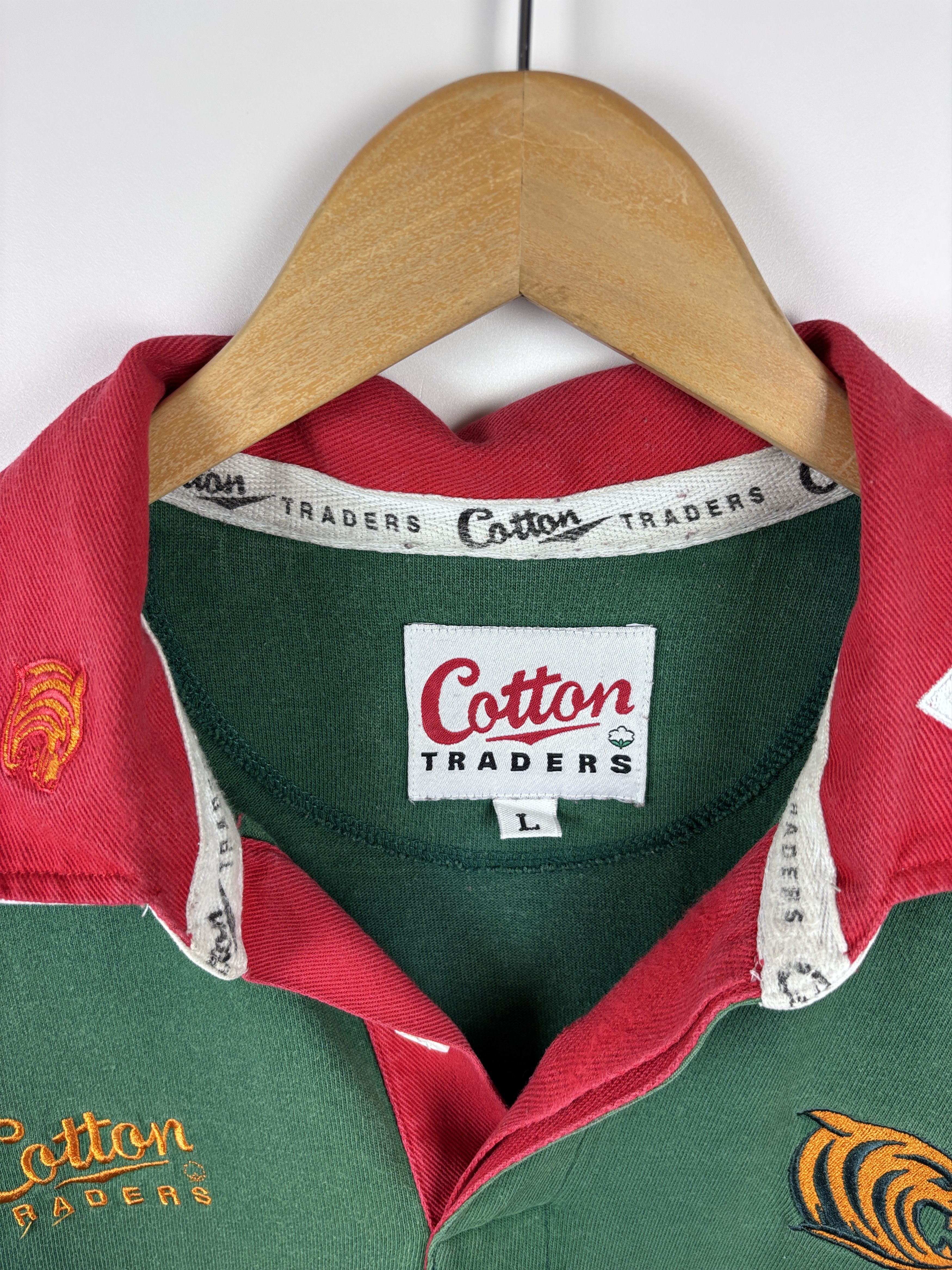 Cotton Traders × Vintage Leicester Tigers 2001-02 Rugby Shirt Cotton Traders Size L Size US L / EU 52-54 / 3 - 5 Thumbnail