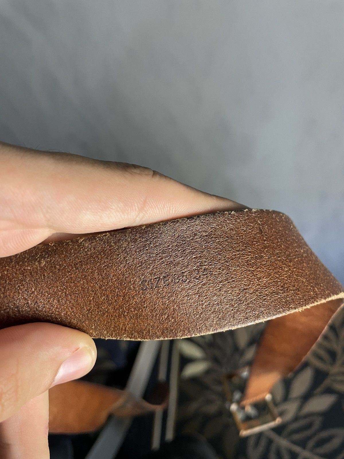 Levi's Levi’s Leather Brown Belt Made In Italy 34/85 Size 34 - 5 Thumbnail