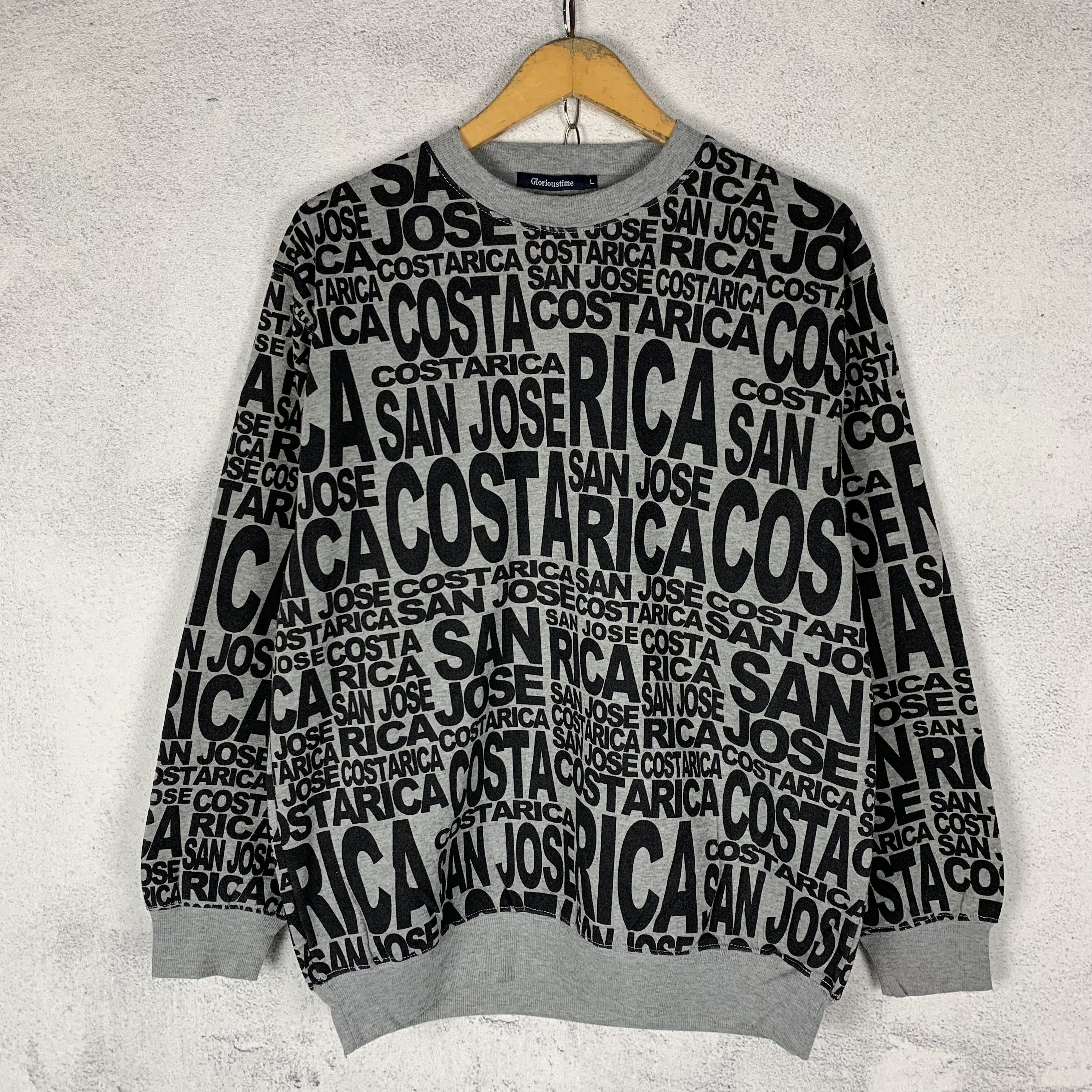 Japanese Brand San Jose Costa Rica Over Print Sweatshirt Crewneck Size US L / EU 52-54 / 3 - 1 Thumbnail