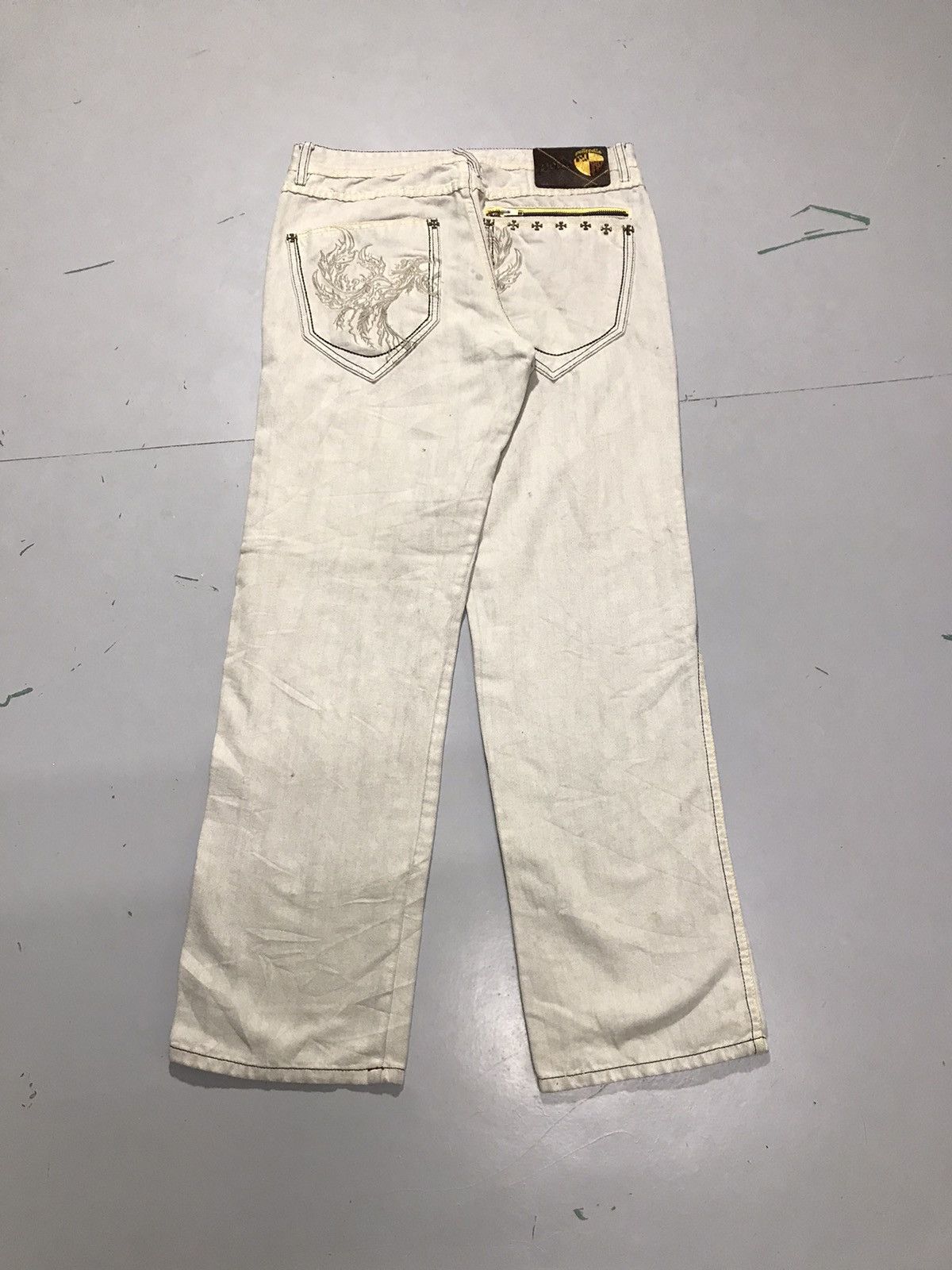 Pelle Pelle Vintage pelle pelle embroidered denim Size US 34 / EU 50 - 2 Thumbnail