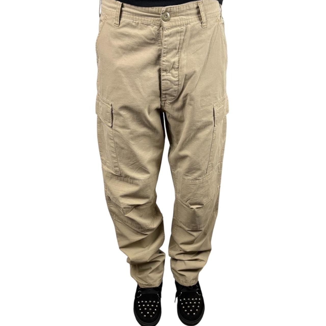 Rothco Vintage 90s Khaki Military Ripstop Cargo Bdu Pants Size US 30 / EU 46 - 1 Thumbnail