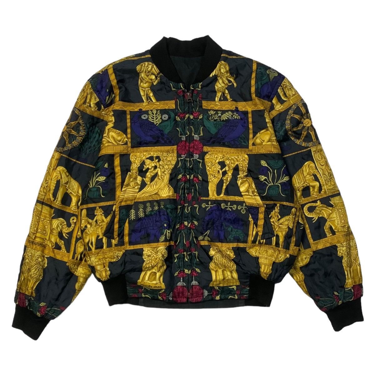Hermes Hermes Paris Reversible Bomber Jacket Size US S / EU 44-46 / 1 - 2 Thumbnail