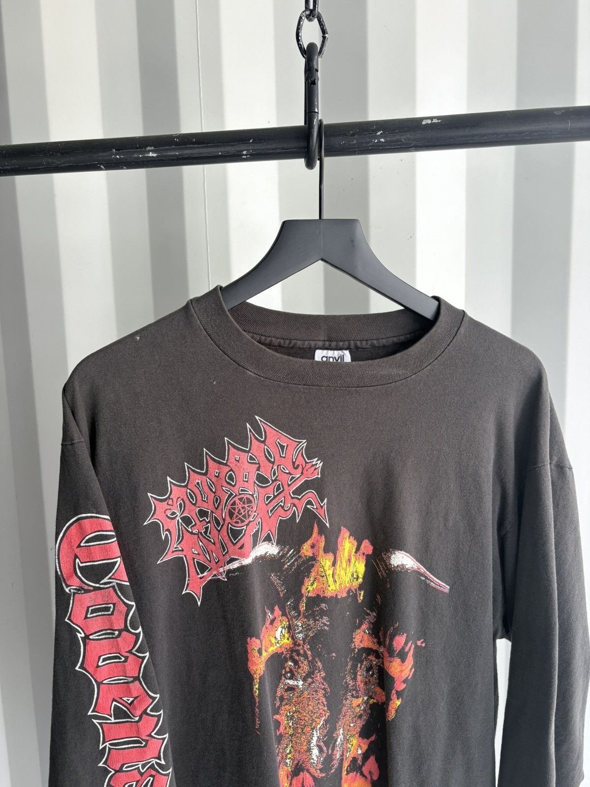 Vintage Vintage Morbid Angel Shirt Thrashed Faded Distressed GRUNGE Size US XL / EU 56 / 4 - 4 Thumbnail