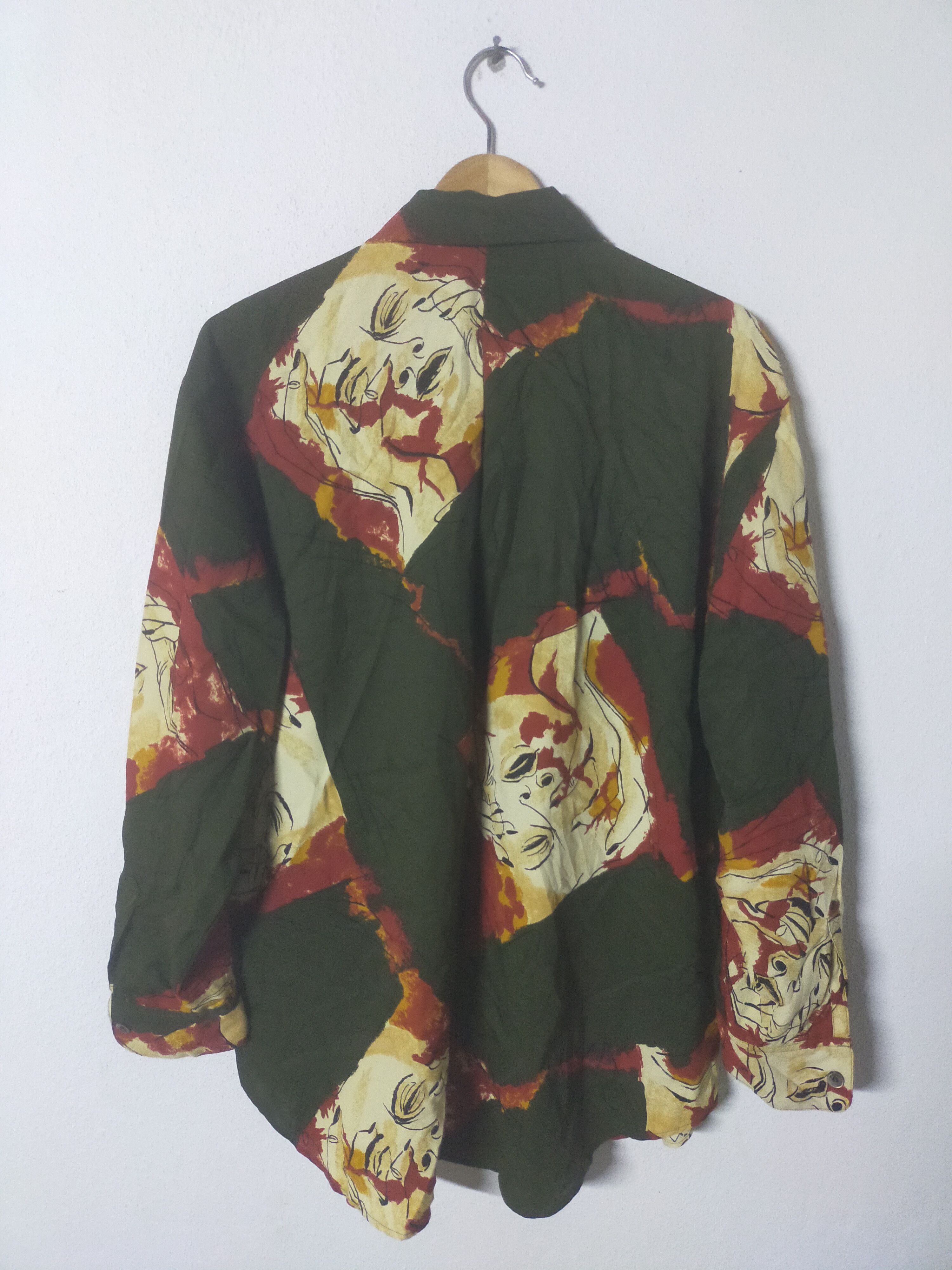 Designer × Japanese Brand Vintage Japanese brands Sourdine women printed button up Size L / US 10 / IT 46 - 2 Thumbnail