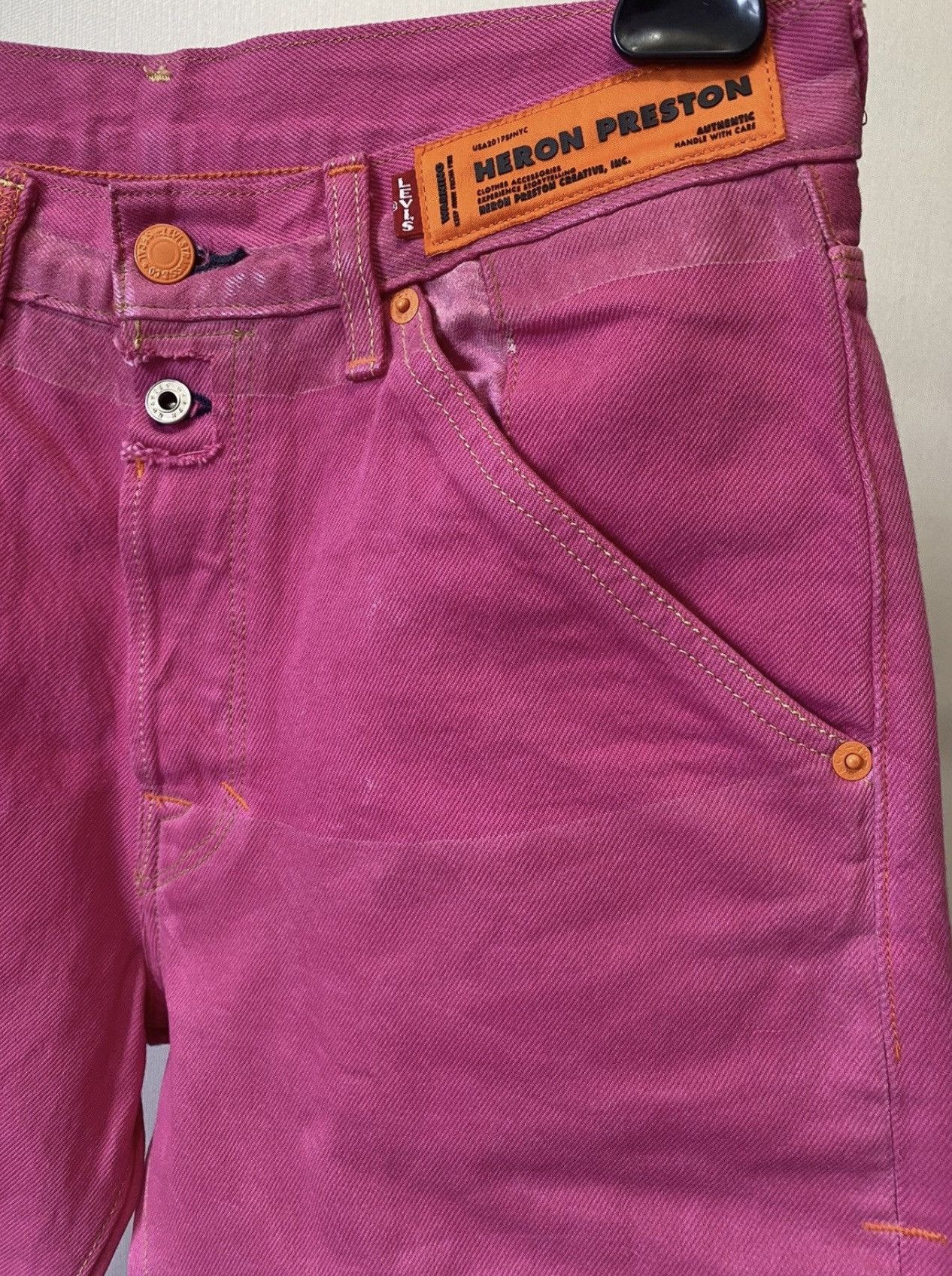 Heron Preston × Japanese Brand × Levi's RARE Heron Preston x Levis Jeans from 2020 Size 30" / US 8 / IT 44 - 3 Thumbnail