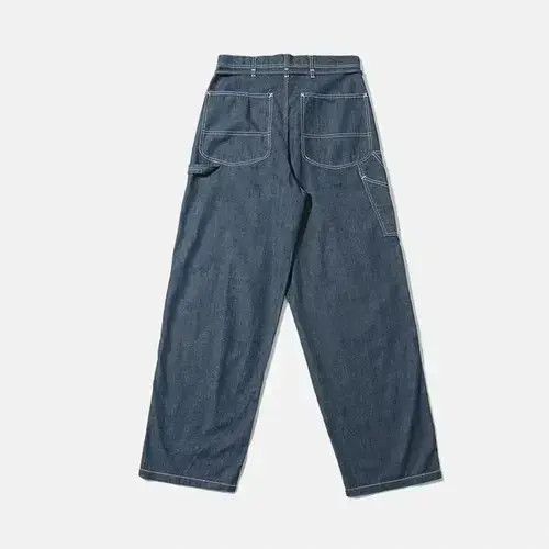 Other 20SS Indigo Union Denim Striped Worker Pants Size US 32 / EU 48 - 3 Thumbnail