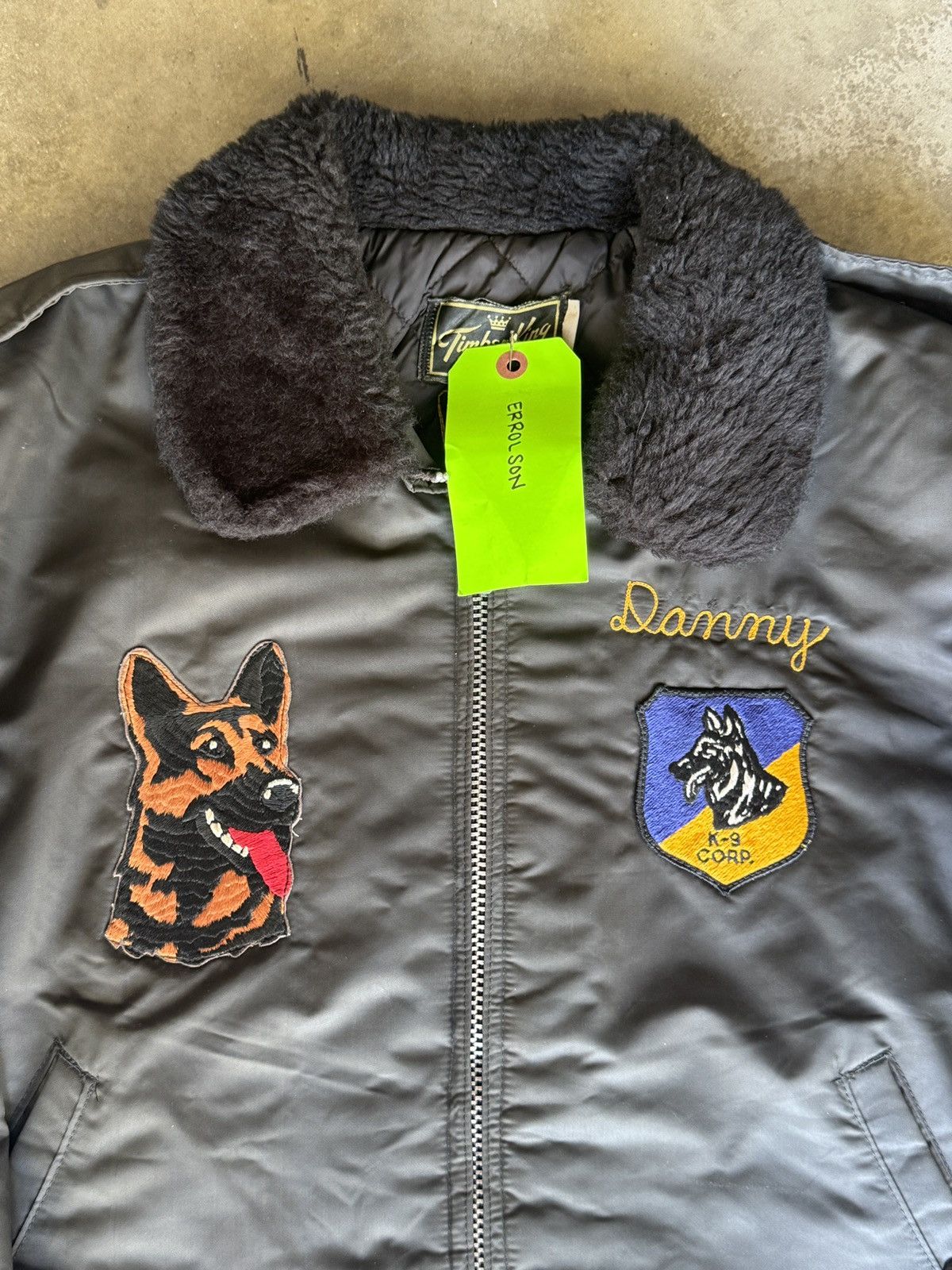 Vintage Vintage 70's Errolson K9 Marine Bomber Jacket Size US L / EU 52-54 / 3 - 3 Thumbnail