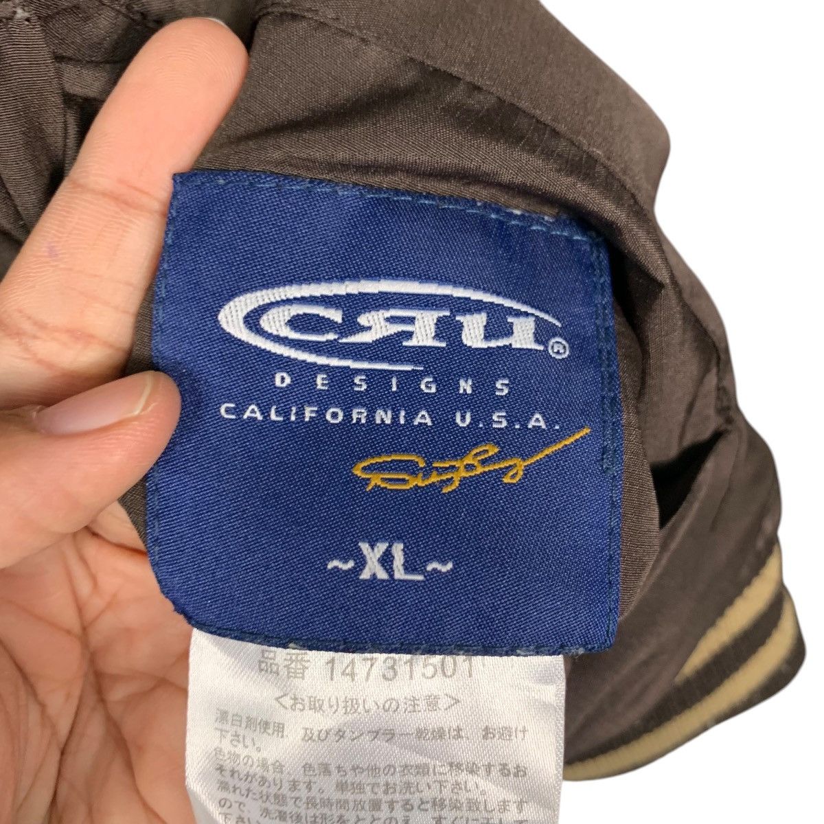 Vintage 90's CRU Design Corduroy Reversible Bomber Jacket #2861-C129 Size US XL / EU 56 / 4 - 14 Thumbnail