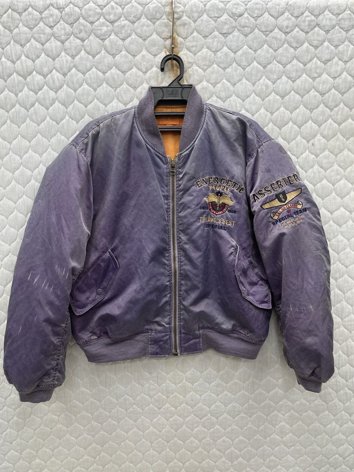 Vintage 🔥🔥🔥STEALS BACK FIRE USA SECRET AIR FORCE JACKET Size US L / EU 52-54 / 3 - 4 Thumbnail