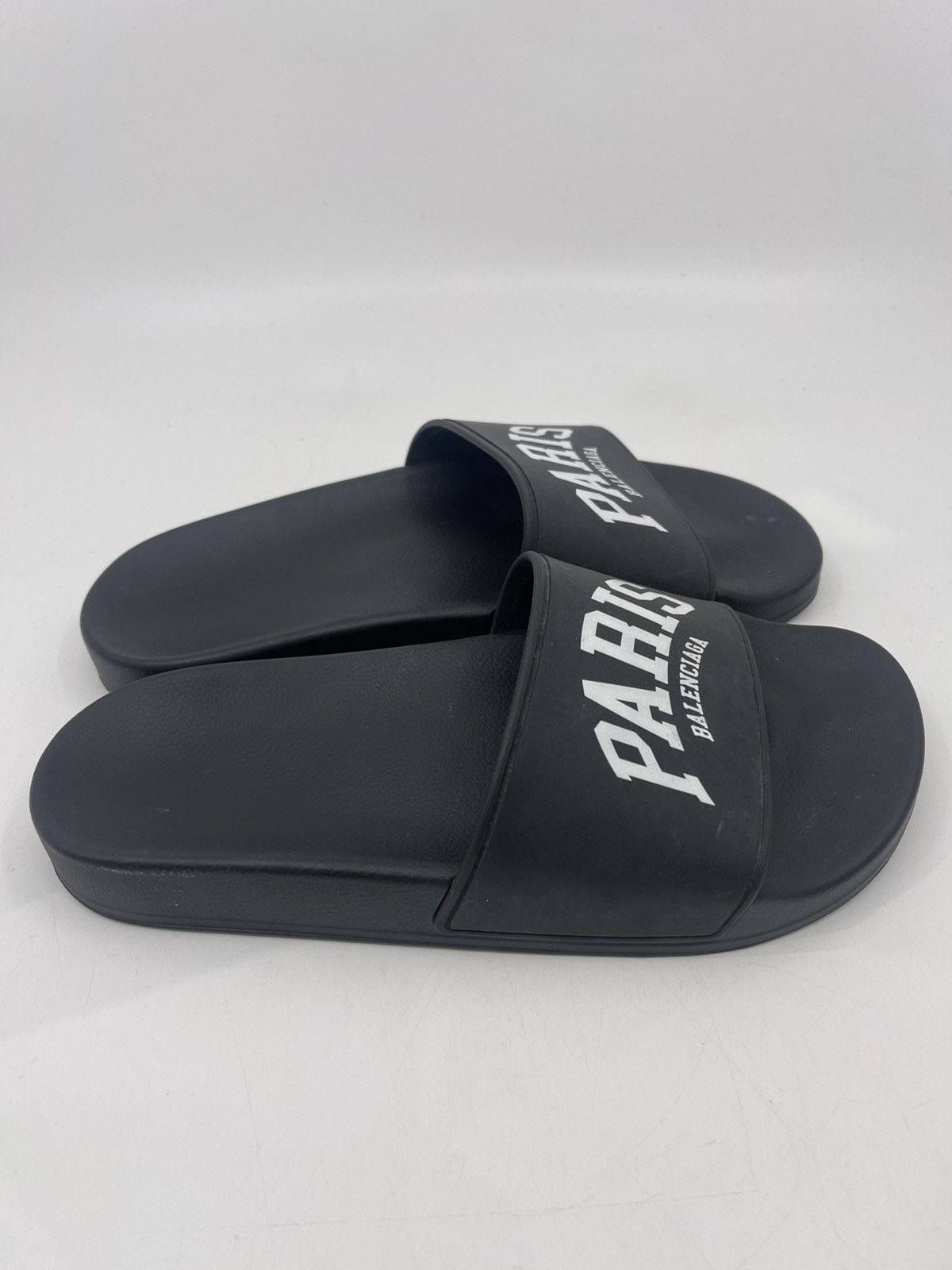 Balenciaga Balenciaga Logo Print Slides Sz 6 Size US 6 / EU 39 - 2 Thumbnail