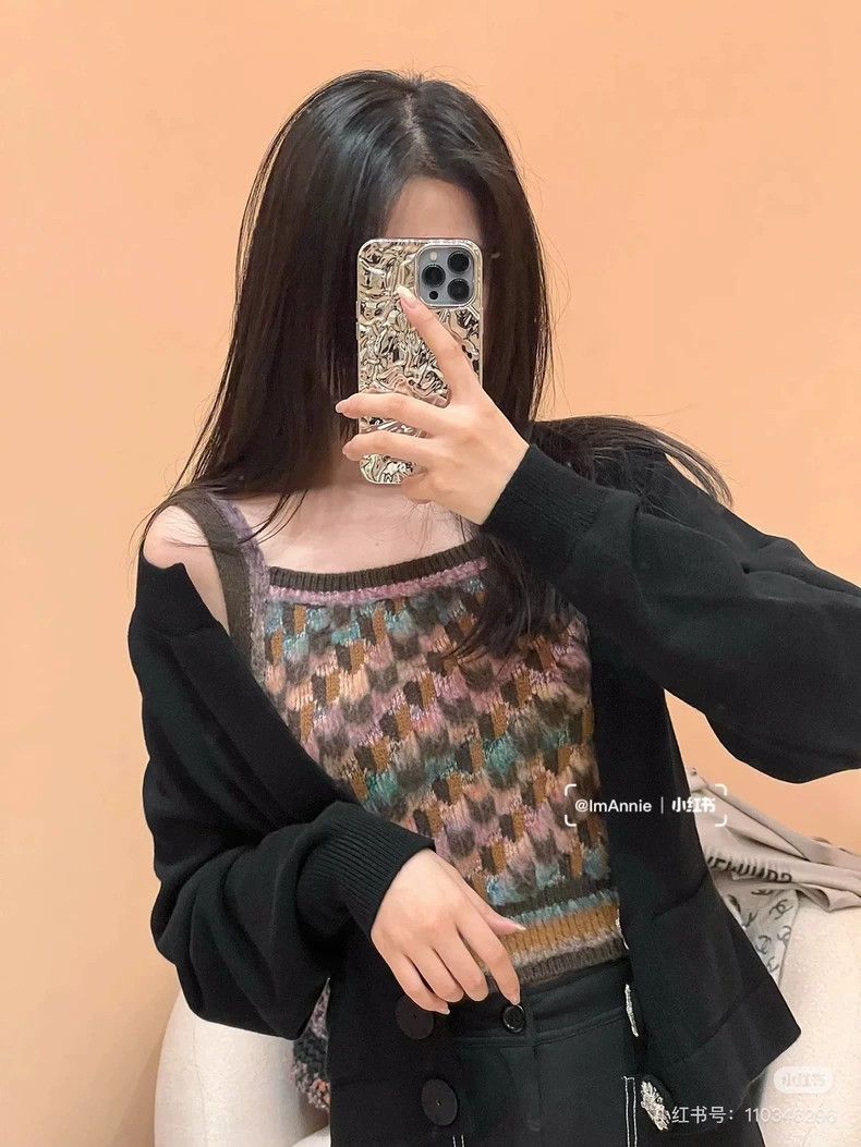 Chanel Chanel Colorful plaid knitted suspender vest Size XS / US 0-2 / IT 36-38 - 9 Thumbnail