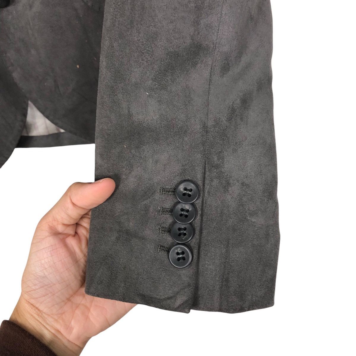 Japanese Brand 📌Vintage Cropped Biker Jacket Ined Yohji Yamamoto Size US M / EU 48-50 / 2 - 15 Thumbnail