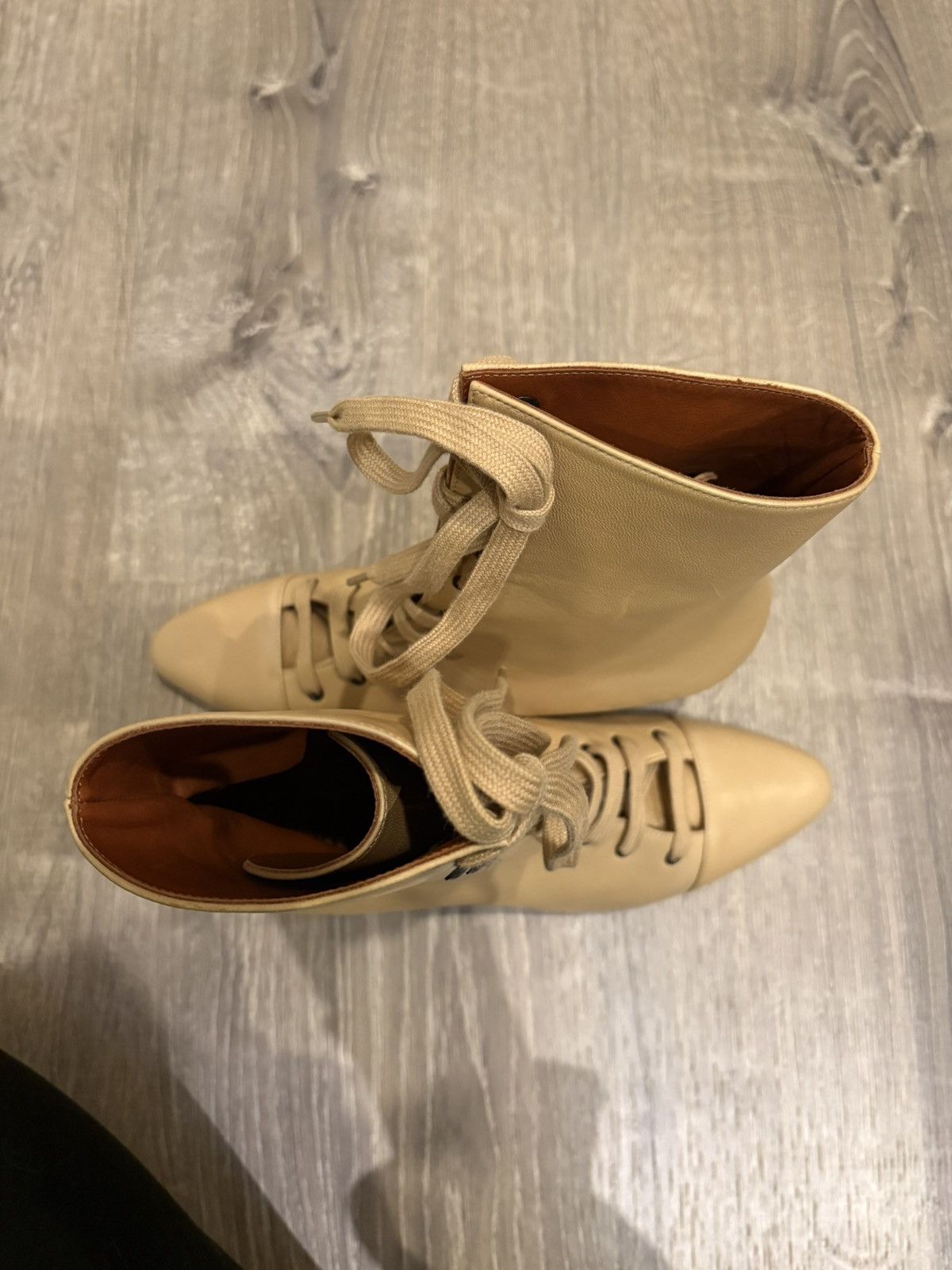 Other Michel Vivien Addison Granny Lace Up New Boots SZ 36 Size US 6 / IT 36 - 10 Thumbnail