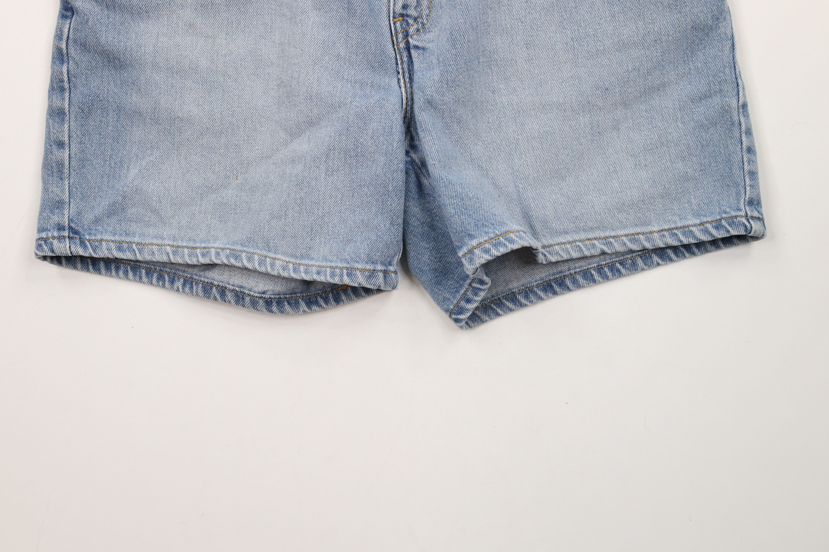 Levi's × Vintage Vintage Y2K 2002 Levis M Distressed Denim Shorts Jorts Blue Size 30" / US 8 / IT 44 - 4 Thumbnail