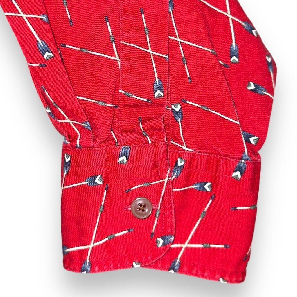 Chaps Ralph Lauren Chaps Ralph Lauren Red Oar Print Oxford Button Down Shirt L Size US L / EU 52-54 / 3 - 6 Thumbnail