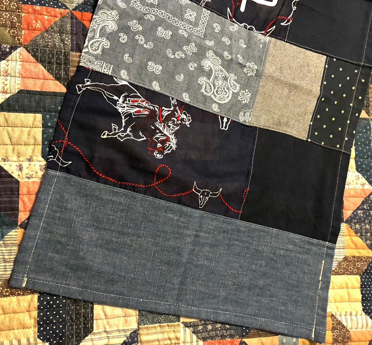 RRL Ralph Lauren CUSTOM RRL/ RL PATCHWORK SCARF (100% UPCYCLED RRL FABRICS) Size ONE SIZE - 12 Thumbnail