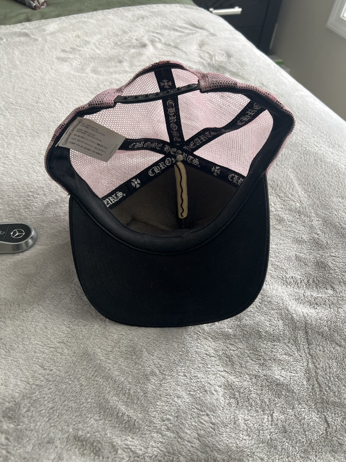 Chrome Hearts Chrome Heart Hollywood Trucker Hat Size ONE SIZE - 7 Thumbnail