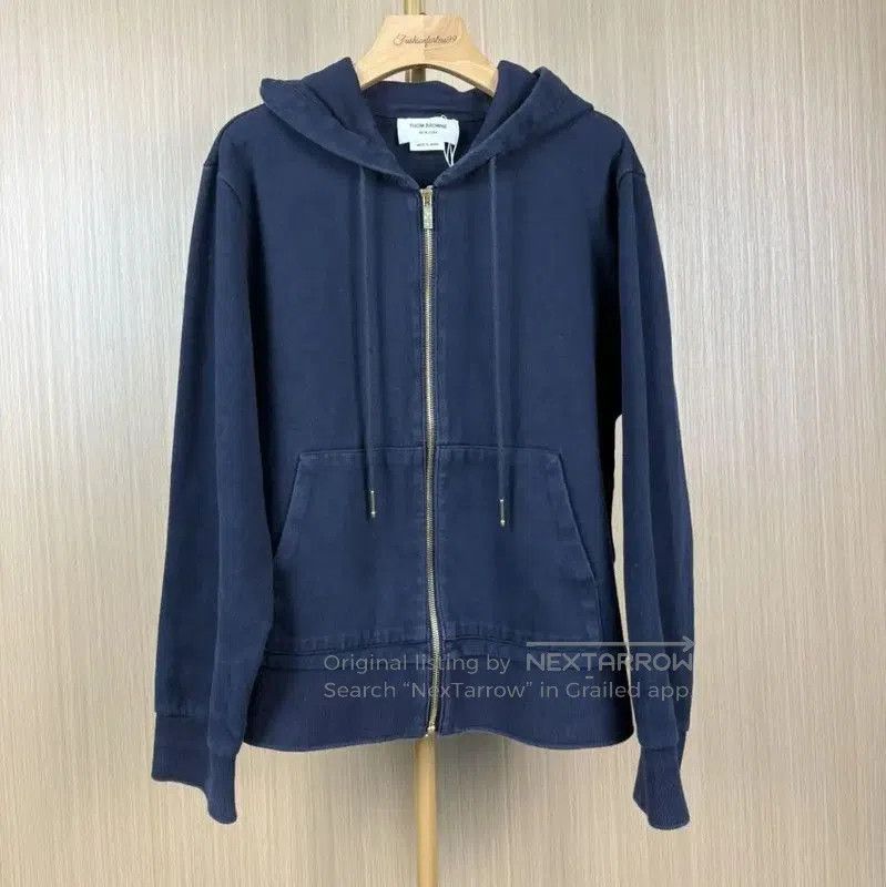 Thom Browne Thom Browne Women's Navy Cotton Jacket . Size L / US 10 / IT 46 - 1 Thumbnail