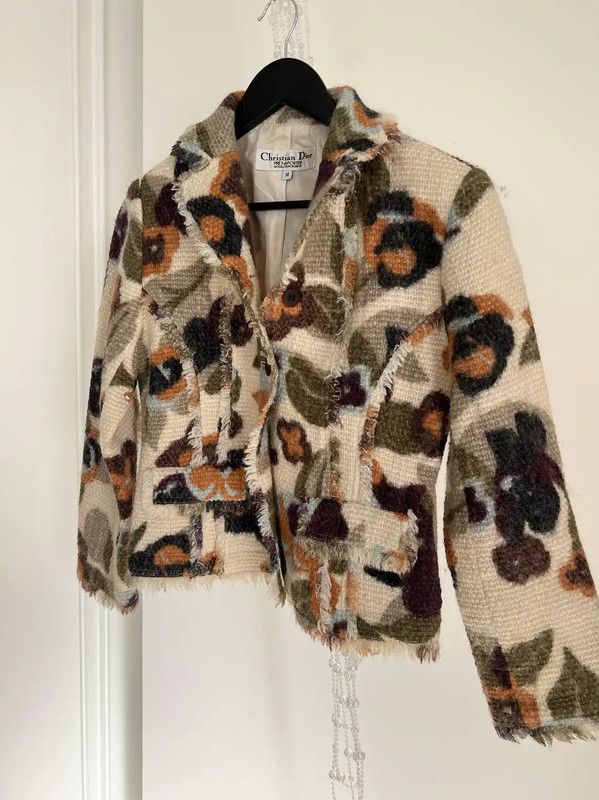 Dior Dior Women's Jacket in Yellow Floral Print 0089 Size M / US 6-8 / IT 42-44 - 1 Thumbnail