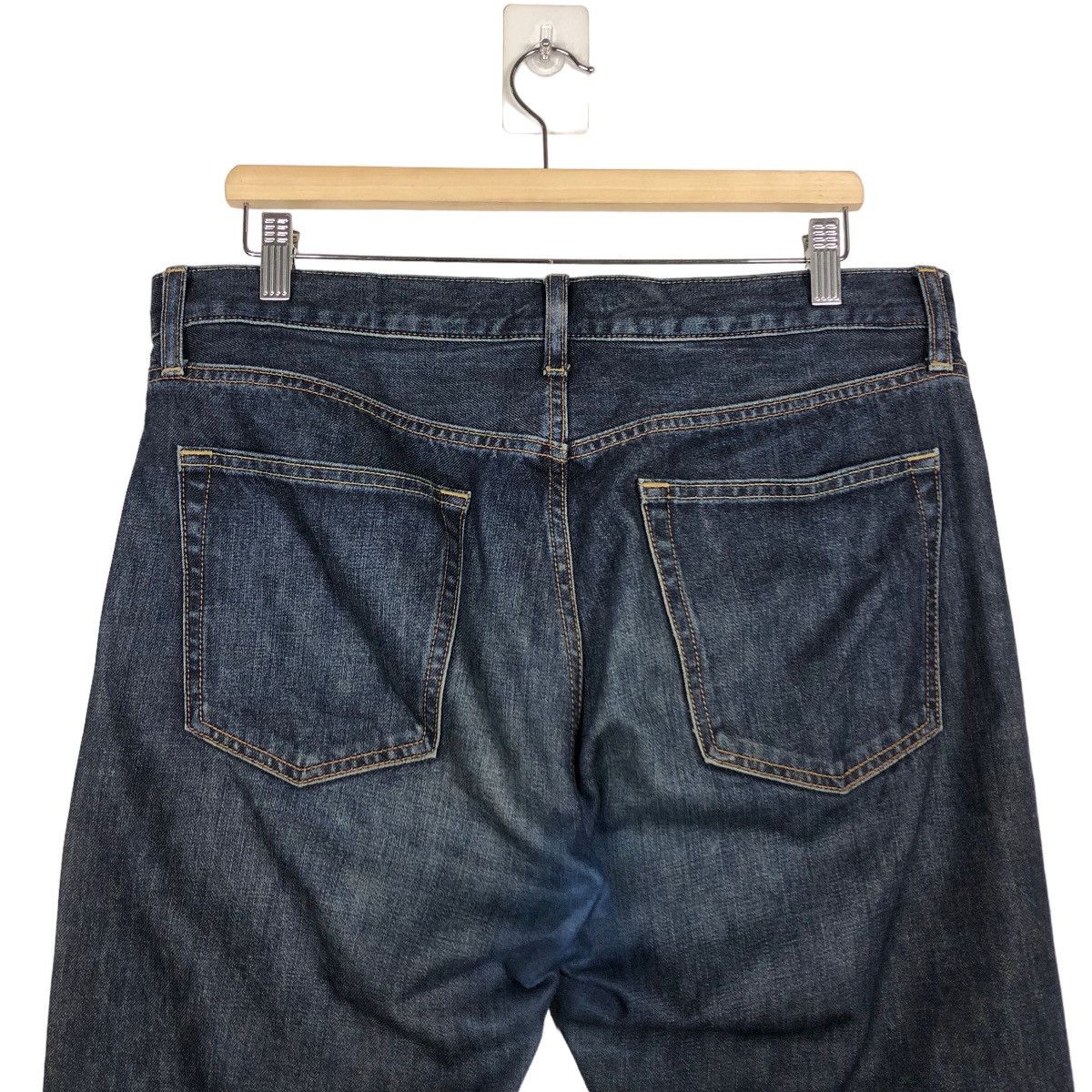 Japanese Brand 🔥90’s Selvedges Denim Jeans Uniqlo Japan Regular Straight Size US 36 / EU 52 - 8 Thumbnail