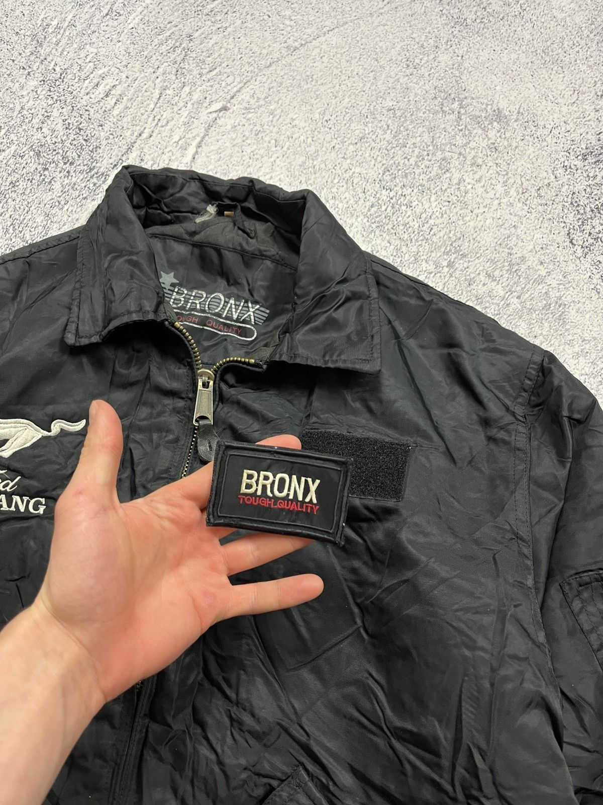 Vintage Vintage Ford Mustang Bomber Jacket Flyers Boxy 90’s Rare Size US L / EU 52-54 / 3 - 6 Thumbnail