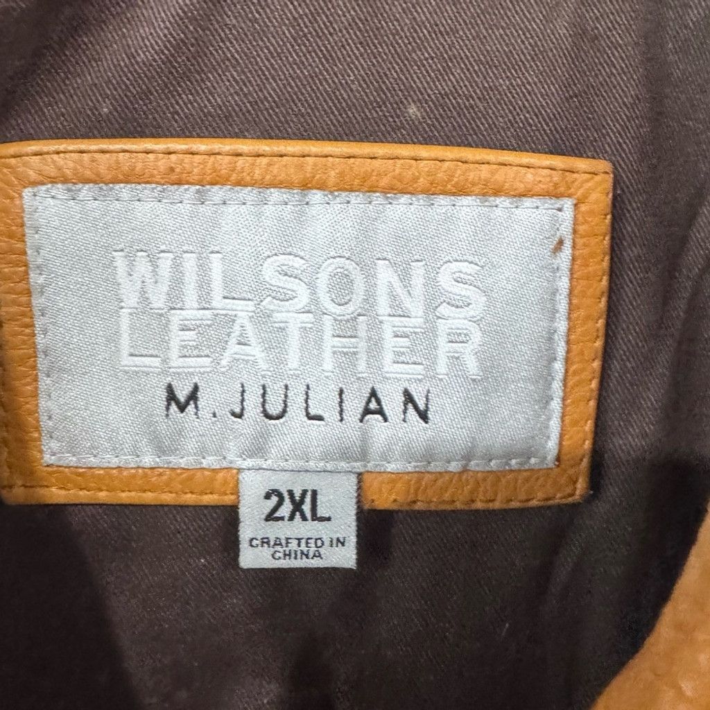Wilsons Leather Vintage 1986 Wilson's Leather M. Julian Tan Jacket Men's 2XL Size US XXL / EU 58 / 5 - 2 Thumbnail