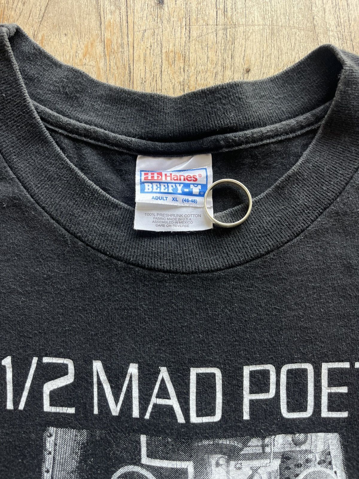 Band Tees × Vintage Vintage 1/2 MAD POET Ain’t i a Woman !?! Band 90’s Tshirt Size US XL / EU 56 / 4 - 4 Thumbnail