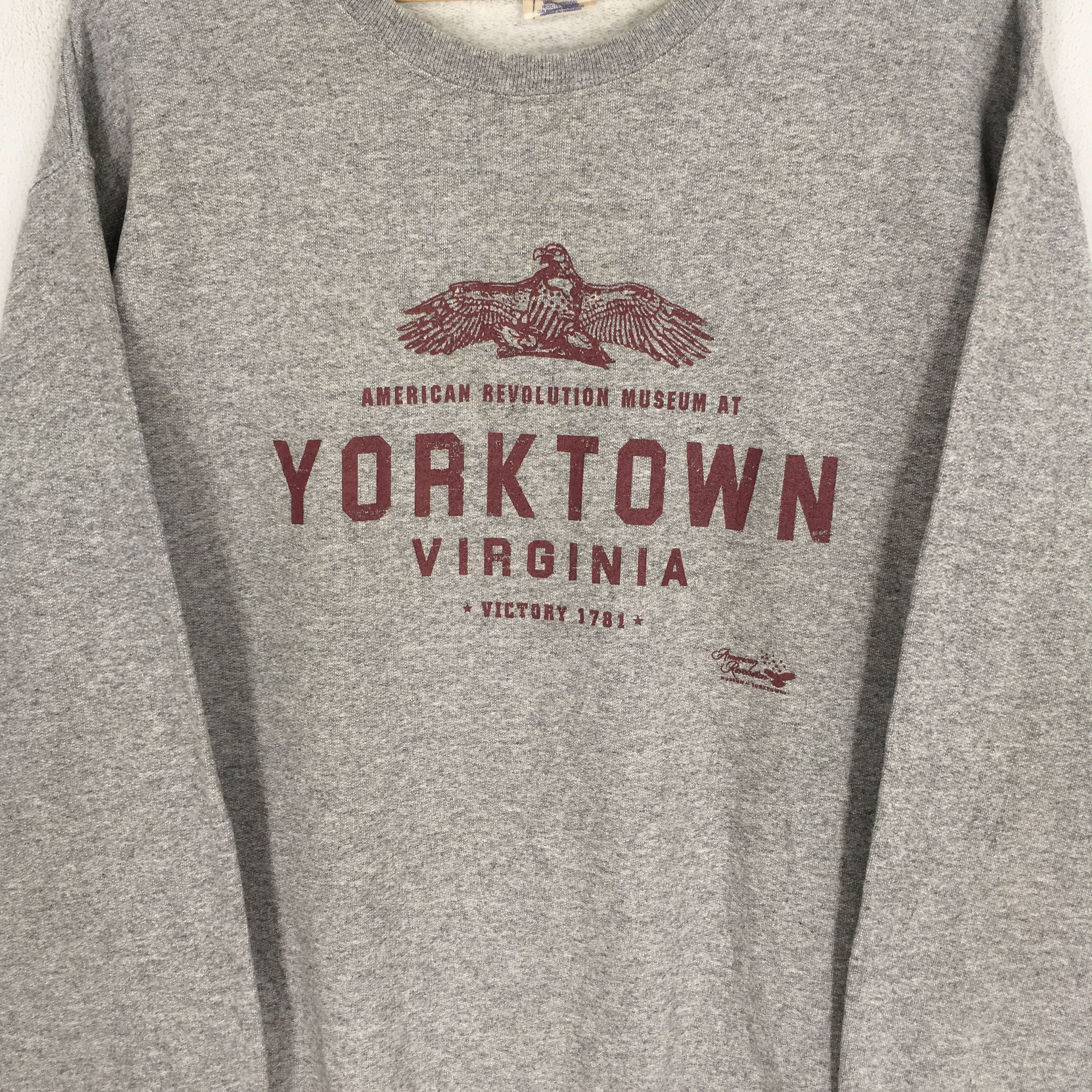 Jerzees vintage sweatshirt gray yorktown virginia - 360 Size US M / EU 48-50 / 2 - 7 Thumbnail