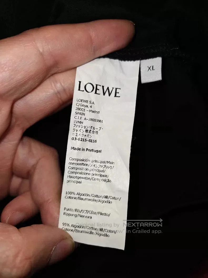 Loewe Loewe Embroidered Logo Short Sleeve T. Size US M / EU 48-50 / 2 - 6 Thumbnail