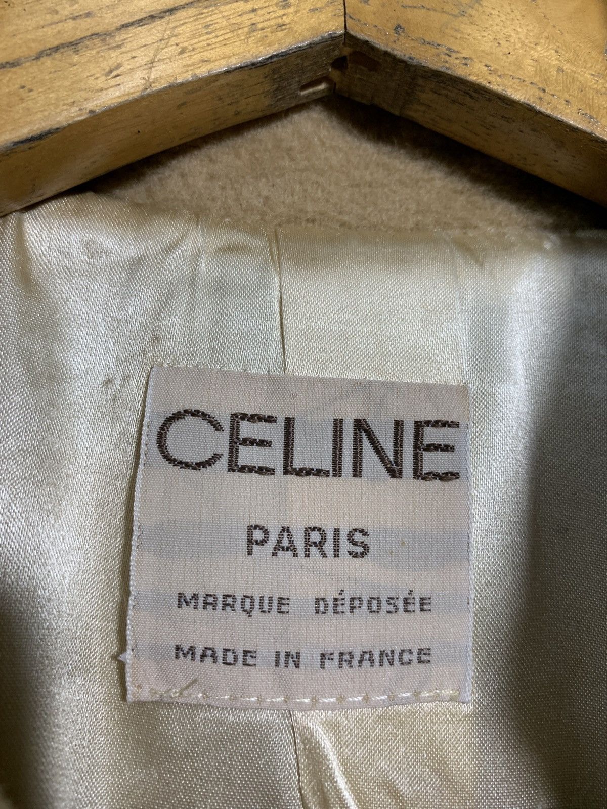 Celine 🔥VTG CELINE WOOL TRENCH COATS DOUBLE BREAST Size L / US 10 / IT 46 - 7 Thumbnail