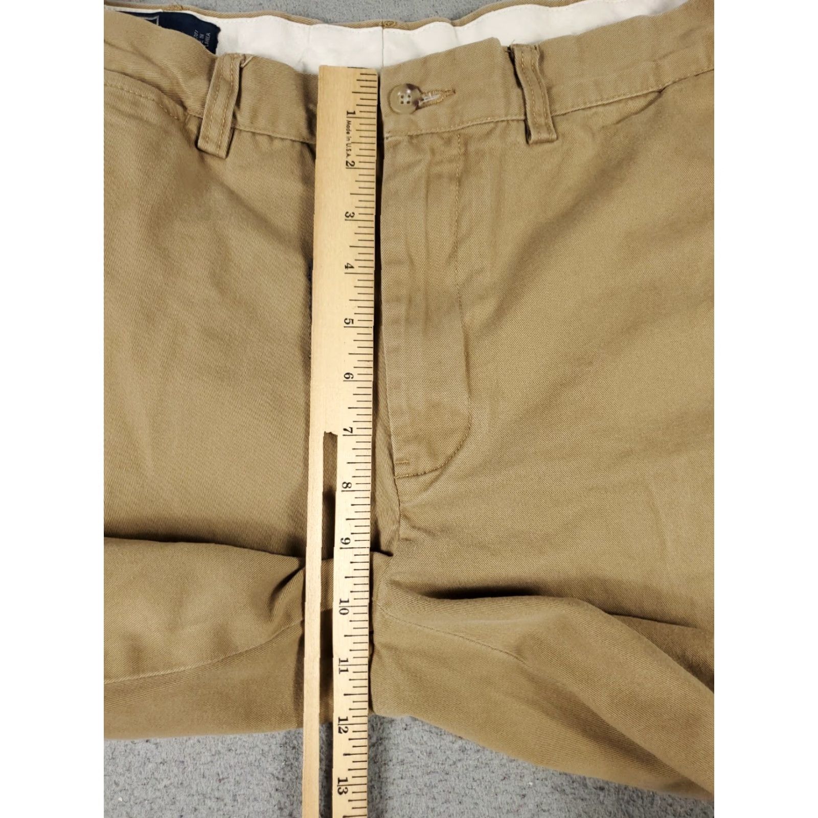 Ralph Lauren Ralph Lauren Chino Pants Mens 35x30 Blue Flat Front Casual Trousers Regular Fit Size US 35 - 3 Thumbnail