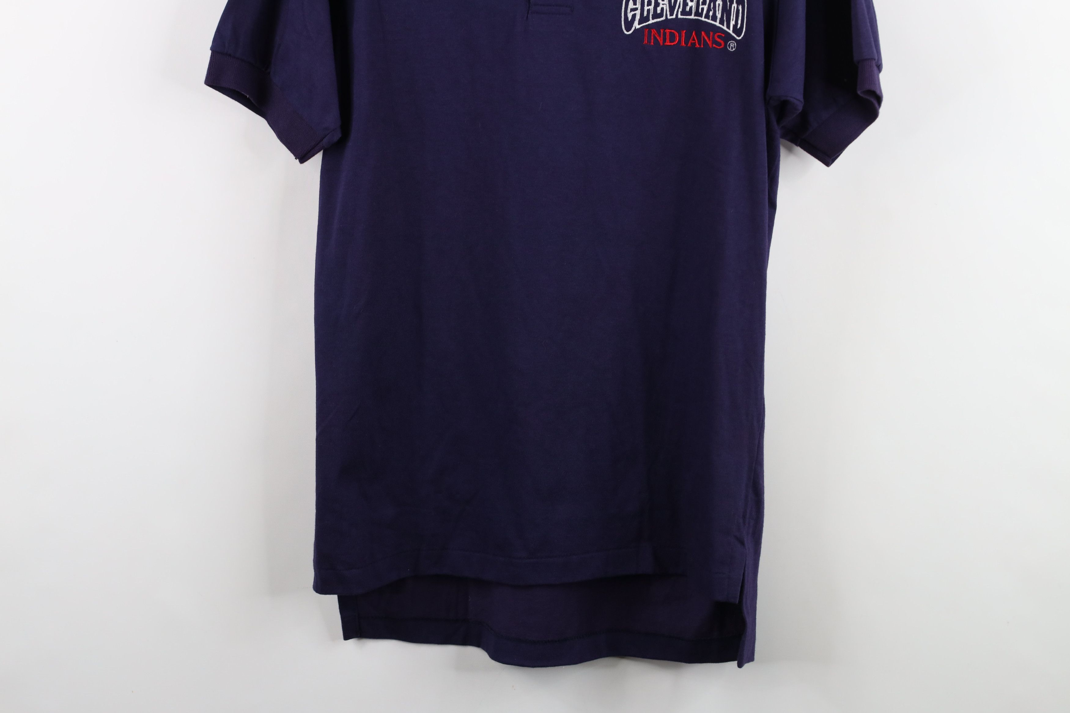 Russell Athletic × Vintage Vintage 80s 90s Russell Athletic Cleveland Baseball Polo Size US S / EU 44-46 / 1 - 3 Thumbnail