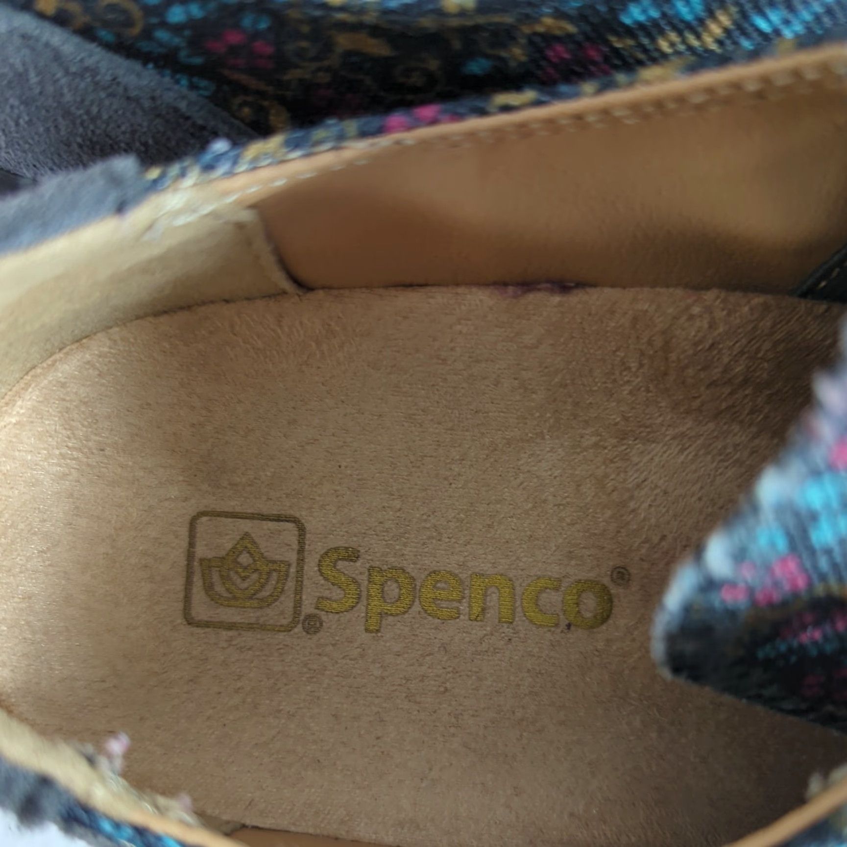 Vintage Spenco Womens Slip-On Sneaker Canvas Floral B 7.5 Casual Shoes Blue Size US 6 / IT 36 - 2 Thumbnail