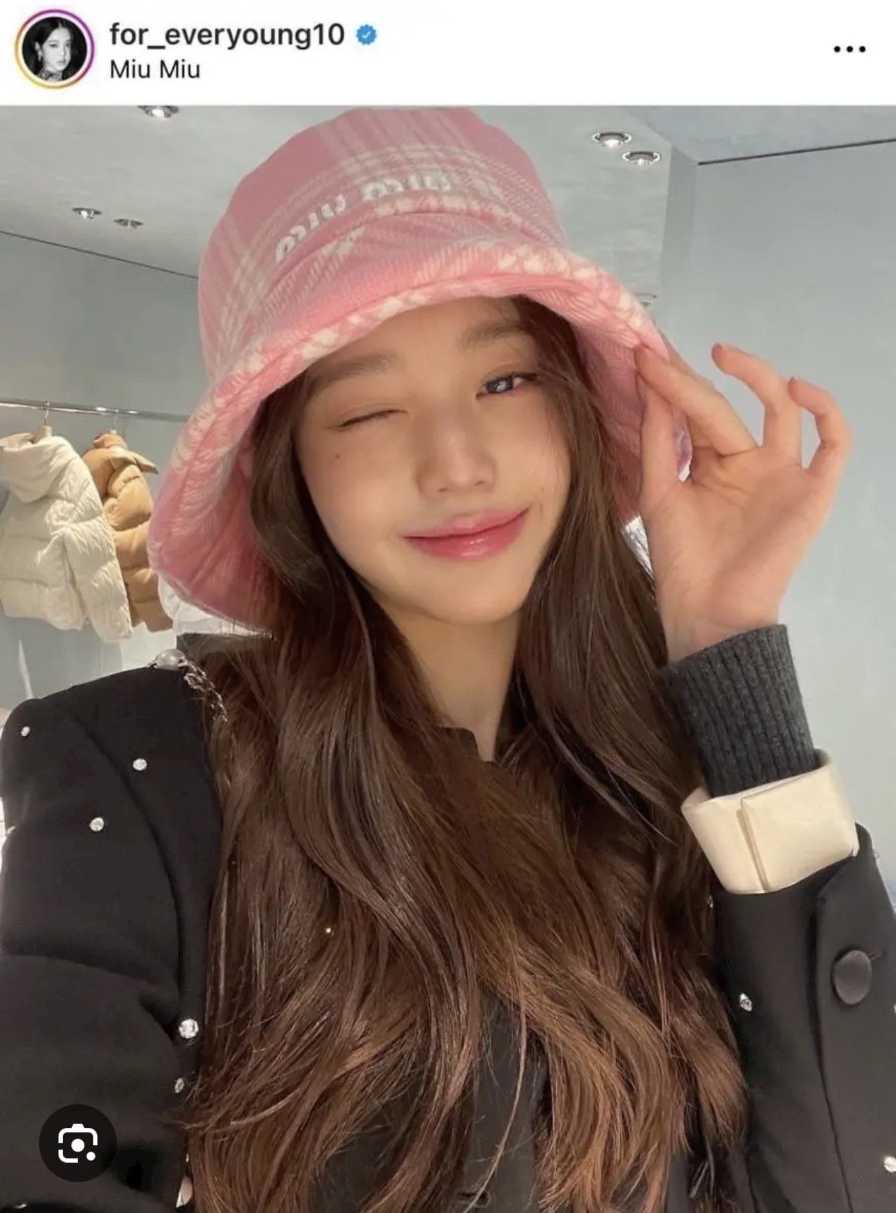 Miu Miu 🔥 Miu Miu Red Check padded bucket hat Size ONE SIZE - 3 Thumbnail