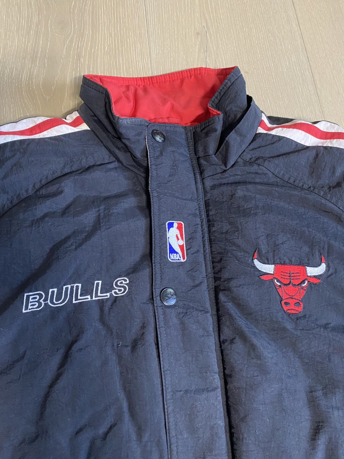 Starter Vintage 1990’s Starter Chicago Bulls Jacket Size US XL / EU 56 / 4 - 3 Thumbnail