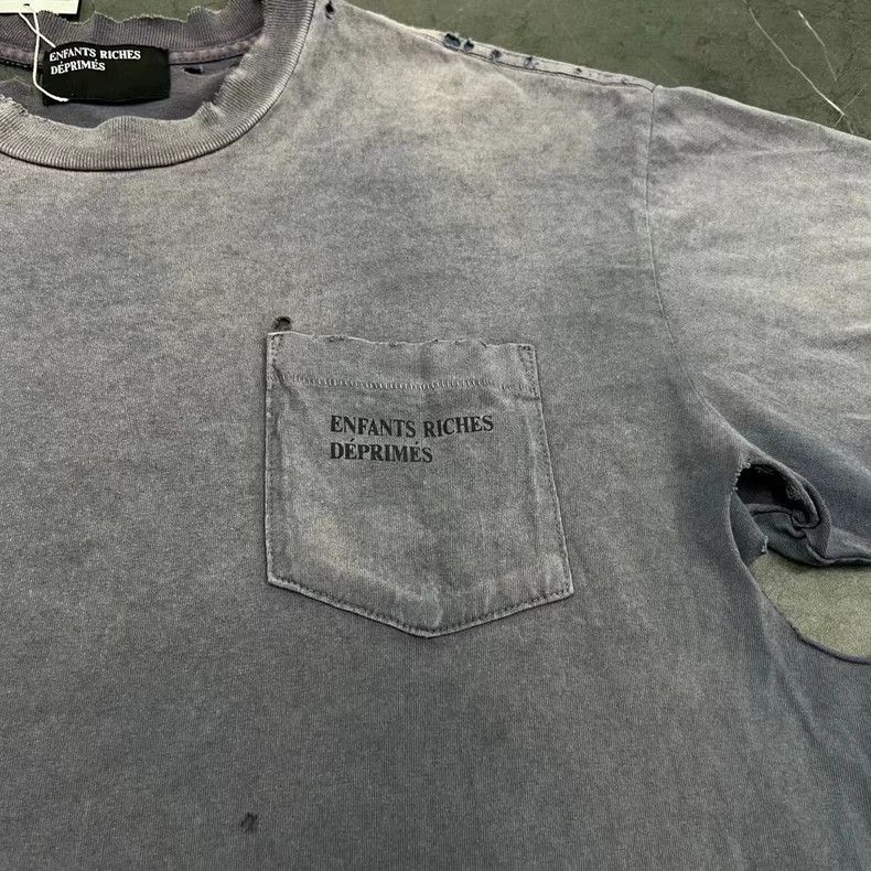 Enfants Riches Deprimes Enfants Riches Deprimes Washing damage made old pocket logo Size US L / EU 52-54 / 3 - 4 Thumbnail